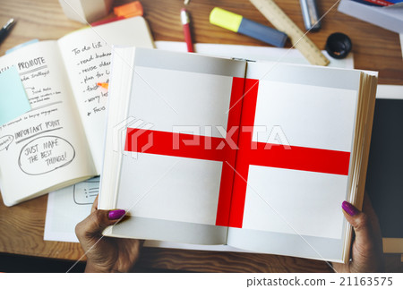 England Flag Country Nationality Liberty Concept 21163575