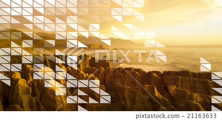 Polygon Shape Mosaic Design Abstract Transparent Concept Polygon Shape Mosaic Design Abstract Transparent Concept 21163633