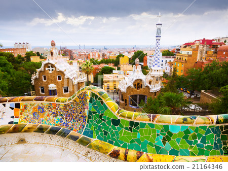 view of Barcelona from Park Guell view of Barcelona from Park Guell 21164346