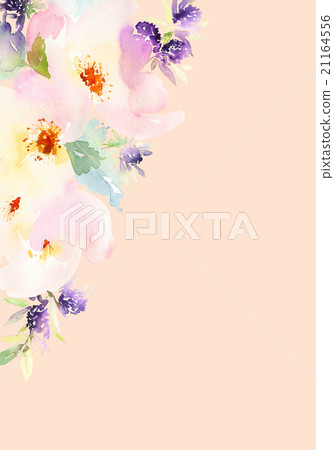 Greeting card with flowers Greeting card with flowers 21164556