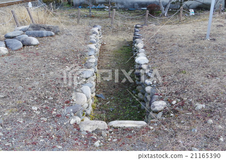 Shinshu Matsumoto-shi special historical site Akihabara No. 1 ancient tomb rear view Burial Mound around the early 8 th century 21165390