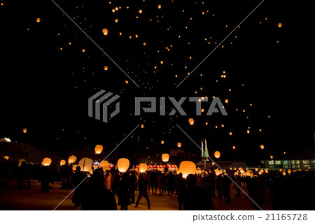 Tsunagi Snow Festival Sky Lantern Tsunagi Snow Festival Sky Lantern 21165728