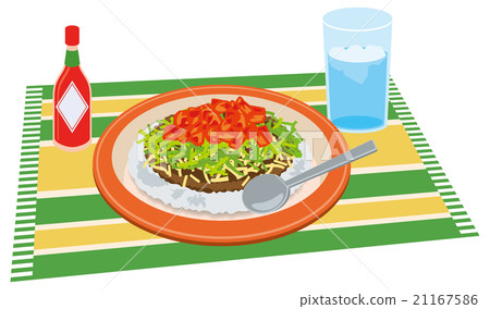 炸玉米餅米剪貼畫 炸玉米餅米剪貼畫 21167586