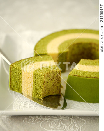Matcha Baumkuchen Cut & Hall 21168487