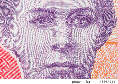Qualitative portrait from 200 hryvnia banknote. Qualitative portrait from 200 hryvnia banknote. 21168545