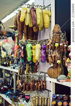 Wooden key chains in the shape of the penis Wooden key chains in the shape of the penis 21168866