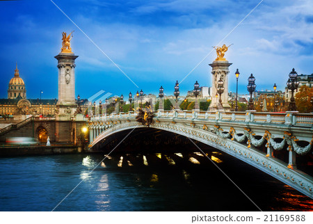 Bridge of Alexandre III,  Paris, France 21169588