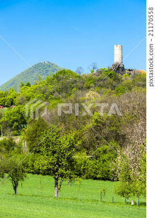 ruins of Skalka Castle near Vlastislav,Czech Repub ruins of Skalka Castle near Vlastislav,Czech Repub 21170558