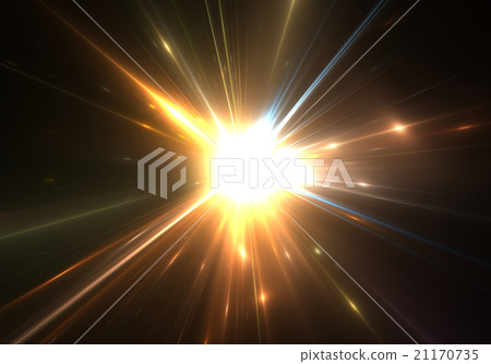 Star explosion with particles 21170735