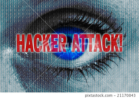 hacker attack eye looks at viewer concept background hacker attack eye looks at viewer concept background 21170843