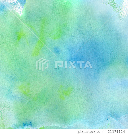 Blue green watercolor background texture image Blue green watercolor background texture image 21171124