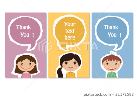 business card with a picture of children business card with a picture of children 21171598