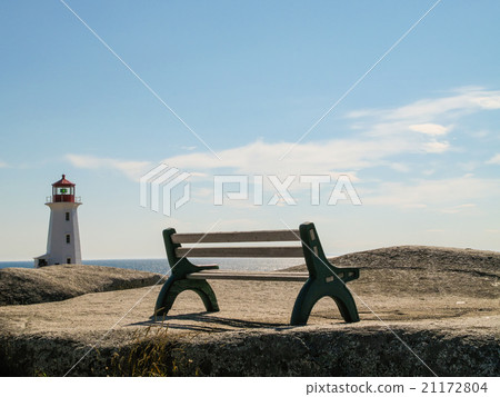 Bench at Peggys Cove 21172804