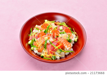 Doll Festival (Hina Festival) Celebration chirashi sushi image. 21173668