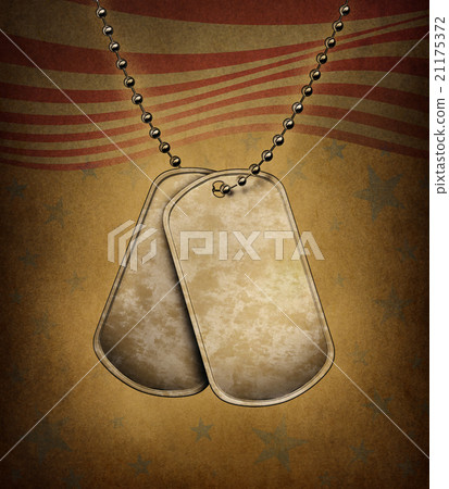 Dog Tags Grunge 21175372