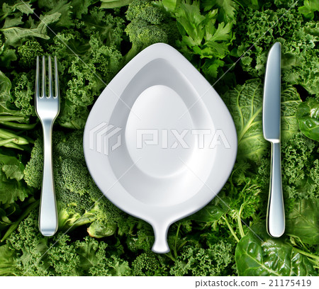 Eating Green Vegetables Eating Green Vegetables 21175419