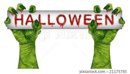 Halloween Zombie Sign 21175785