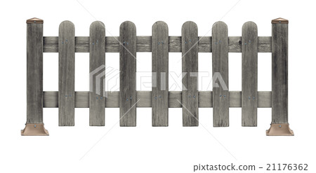 Picket Fence Grunge 21176362