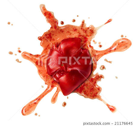 Splattered Tomato Splattered Tomato 21176645