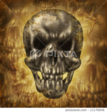 Spooky Skull 21176646