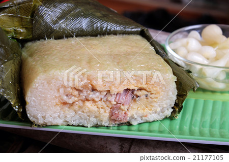 Vietnamese food,Tet, banh chung, traditional food 21177105