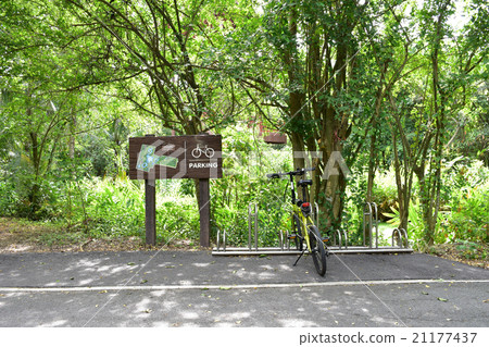 Bike parking in Bang Krachao Park, The best urban  21177437