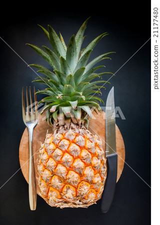 Fruit Fresh Pineapple Background Diet Concept 21177480