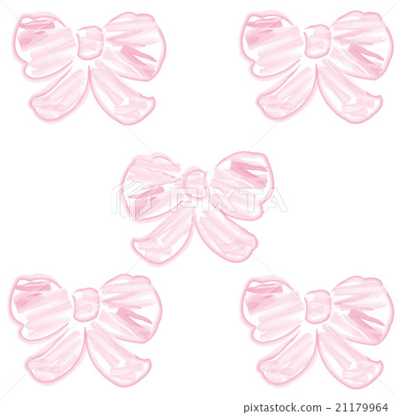 Ribbon watercolor pink 21179964