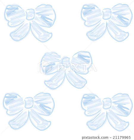 Ribbon water color blue 21179965