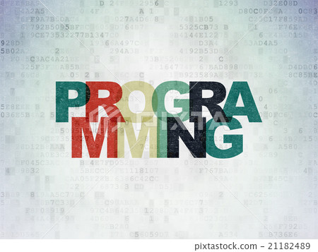 Software concept: Programming on Digital Paper Software concept: Programming on Digital Paper 21182489