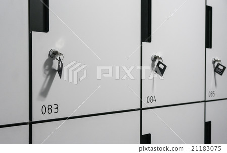 row of locker box - stainless steel row of locker box - stainless steel 21183075