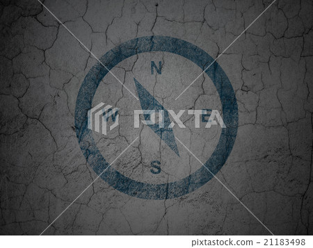 Tourism concept: Compass on grunge wall background Tourism concept: Compass on grunge wall background 21183498
