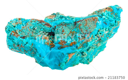 cupriferous sandstone on blue Chrysocolla gem 21183750