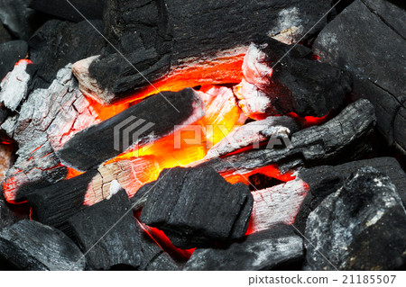 Hot burning coals Hot burning coals 21185507