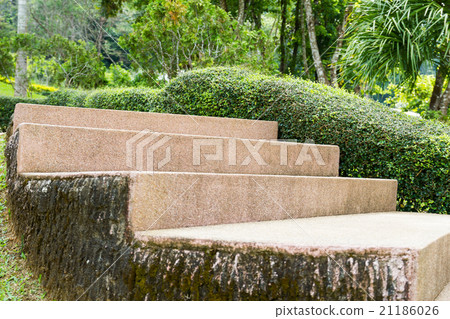 Rock stair at Mae Fah Luang Garden Rock stair at Mae Fah Luang Garden 21186026