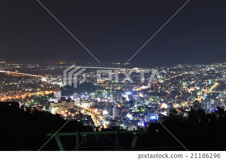 Night view of Mount Bizan Night view of Mount Bizan 21186296