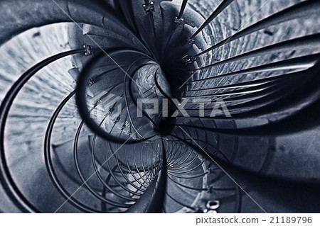 unusual spiral staircase in St. Isaac's Cathedral in St. Petersburg unusual spiral staircase in St. Isaac's Cathedral in St. Petersburg 21189796
