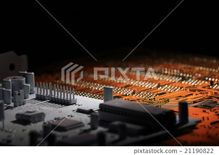 Microelectronics computer chip background Microelectronics computer chip background 21190822