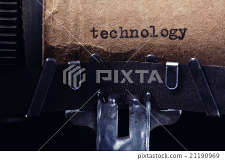 Vintage inscription made by typewriter Vintage inscription made by typewriter 21190969