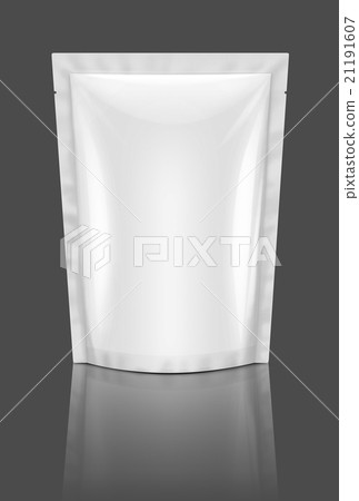 Blank packaging snack pouch isolated on gray Blank packaging snack pouch isolated on gray 21191607