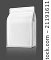 blank packaging pouch ready for product design 21191611