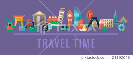 Traveling Destinations Set Traveling Destinations Set 21192046