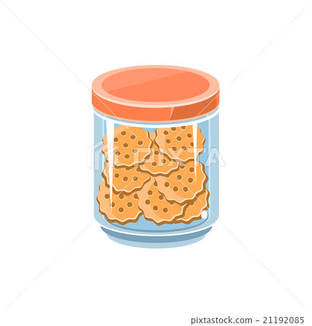 Cookies In Transparent Jar 21192085