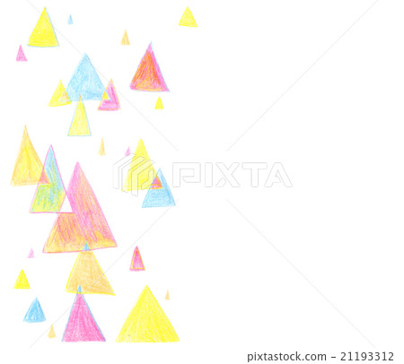 Colored pencil textile triangle Colored pencil textile triangle 21193312