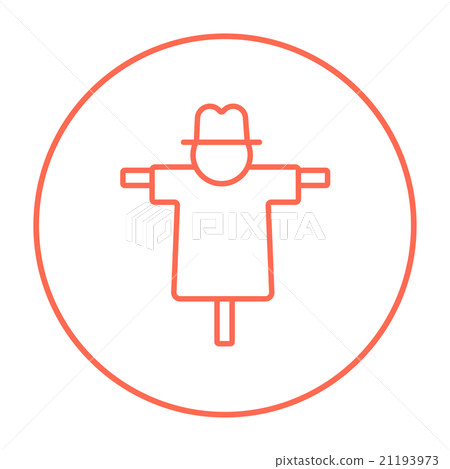 Scarecrow line icon. Scarecrow line icon. 21193973