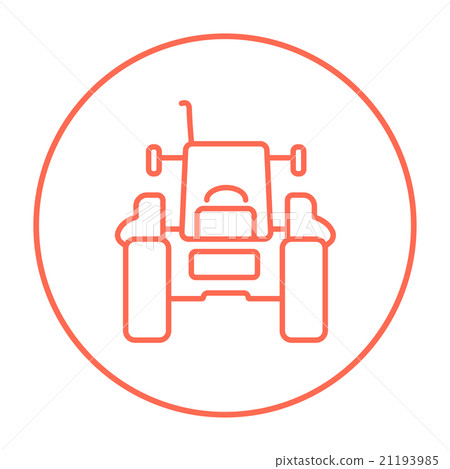 Tractor line icon. - Stock Illustration [21193985] - PIXTA