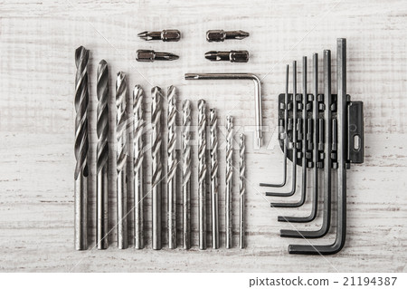 Instruments working on a wooden table 21194387