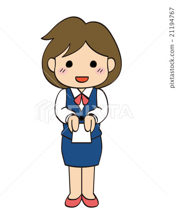 Suit company employee female · business card 2 Suit company employee female · business card 2 21194767