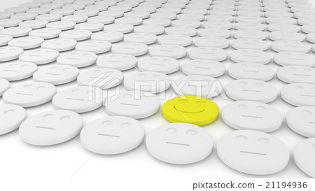 Set of white pills and one yellow 21194936