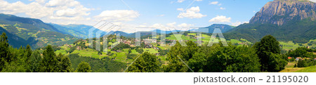Panoramic landscape at Italian South Tyrol. 21195020
